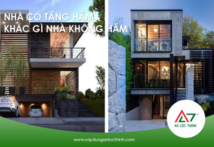 Phân Tích Móng Nhà Có Tầng Hầm Khác Gì Nhà Không Hầm?
