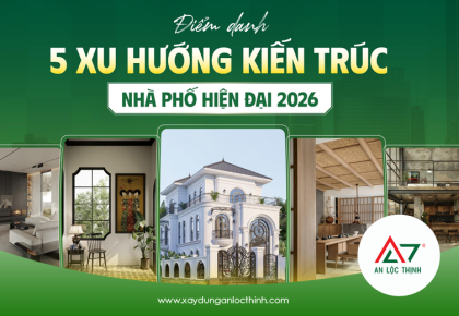 Điểm danh 5 xu hướng kiến trúc hiện đại dẫn đầu 2026